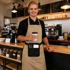 Server Apron Waist Pouch  Restaurant Waitress Apron With Pockets Utility Belt Wo