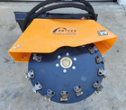 Skid Steer Arteer Transverse Stump Grinder Hydraulic Attachment  Bobcat Cat