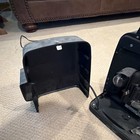 Vintage 1950s 16mm Desktop Film Projector Black W  Case  Built-in Speaker