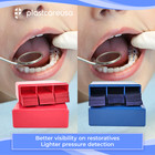 Dental Articulating Paper Strips Refill 100 Microns 55  18 Mm 300 box Red Blue