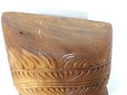 Large Carved Wood Tiki Hawaiian Polynesian 17 3 4 Inches High