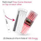 Pre Rolled Cones Pink King Size Natural Rolling Paper Cones 100 Pack By Kashmir