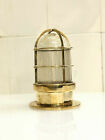 Authentic Old Antique Salvage Brass Nautical Ship Wall Mount Ceiling Light 1 Pcs