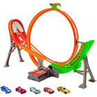 Hot Wheels Power Shift Motorized Raceway Track Set - 5 Cars   Booster Included