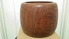 Vintage Wood And Copper Japanese Charcoal Brazier Hibachi 7 5  Tall 