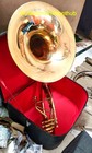 Sousaphone 22 bell Size Pure Brass Metal In Gold Polish  Mouthpc case  free Ship