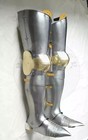 Vintage Medieval Steel Warrior Gothic Leg Armor Full Set Knight Greaves Armor