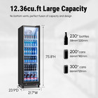 Yeego Commercial Drink Cooler 12 36 Cu ft Display Beverage Fridge Supermarket