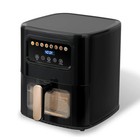 Cook With Color Waf5 Blk Digital Air Fryer  5 2qt Basket  1400w  8 Presets 