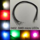 Wired 0402 Micro Smd Leds All Colors Micro-seat Mini Led