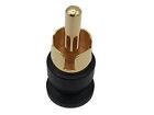 50 - Rca Shielded Shorting Caps   Plugs - Rf emi   Noise Canceling   Protection