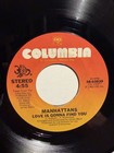 The Manhattans    crazy    Columbia 7    45 Vg 