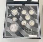 2014 Us Mint Limited Edition Silver Proof Coin Set W  Box   Coa   Free Shipping