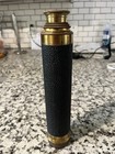 French Antique Brass 3-draw Spyglass Telescope 29    Vintage Novelty Collectible