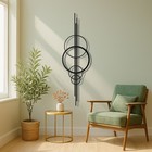 Geometric Wall Art  Modern Abstract Wall Decor  Minimalist 3d Metal Circle Art