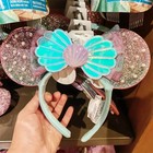 Disney parks Rare The Little Mermaid Ariel Pearl Seashell Minnie Ears Headband