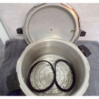 Mirro-matic Model Canner Pressure Cooker Polished Aluminum Locking 12 Qt 284h