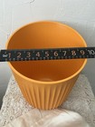 Veuve Clicquot Ice Bucket Pleated Sunshine Yellow Excellent Condition Never Used