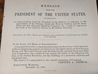 1881 Message President Chester A  Arthur Railroads Across Choctaw Indian Lands