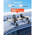 Uimoso Ski   Snowboard Roof Rack For 4 Skis Or 2 Snowboards