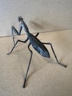 Japanese Bronze Praying Mantis - Articulated Jointed Moving Parts - 18cm Long