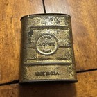 Justrite Usa Antique Coal Miner s Tin Pocket Carbide Can Vintage