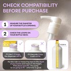 Brightfrom Universal Dispensing Pump  Perfect For Shampoo   Pack Of 2  White