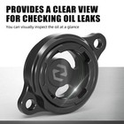 For Honda Sportrax 450 Trx450r Oil Filter Cover  11333-hp1-670 2004 2005 Black