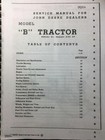 John Deere Tractor Model B Bn Bw Bwh Bnh Styled Repair Service Manual Sm2004