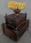 Antique Wooden Sewing Box Thread Dispenser Shaker Victorian 1870-1900
