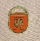 Salvation Army Red Kettle 1891-1991 100 Years Lapel Pin