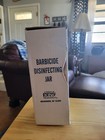 Vtg Nos Barbicide Jar Glass Barber s Shop Decor Comb Storage Disinfectant Bottle