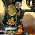 1913 Antique Singer 28k Rococo Decals Hand Crank Sewing Machine Fully Working