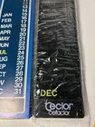 Vtg 80s Perpetual Wall Calendar Pharmaceutical Ceclor Rx Promo Black Multicolor