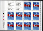 Stamp - Canada  1989  - 39   Canadian Flag Booklet Pane Of 10 In Cover Sc  1166a