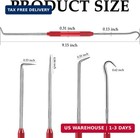 2pcs Carbonsteel Hook Tool And Pick Set double End Pick And Hook Set Auxiliary D