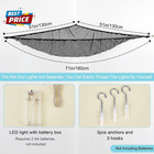 Stuffed Animals Net Or Hammock Kids Toy Storage Organizer With Led Light Hanging