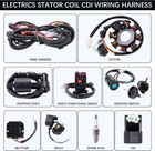 Durable Cdi Wiring Harness For Chinese 150-300cc Atvs - Full Copper Construction