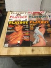 Vintage Lot Of 12 Playboy Magazines With Centerfolds 1990 - 1992