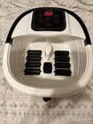 Vitus Foot Bath Spa Massager Digital Temp Control Timer Bubbles White black