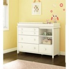 South Shore Little Smileys 4 Drawer Changing Table In Pure White