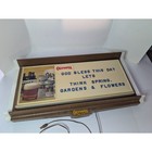 Vintage Olympia Beer Lighted Menu Board Light Sign Washington State 30x14