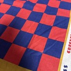 Vintage Mod 1970s Checkers And Chess Cotton Bandana Rn   14193