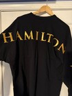 Hamilton Broadway Musical Spirit Jersey Creative Goods Size Small Unisex Black