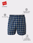 Hanes Mens Tartan Boxers 5 Pack Comfort Flex Waist Tagless Assorted Colors S-xl