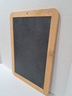 Antique Small Rustic Slate Charcoal Blackboard Chalkboard  14  X 10  Wood Frame