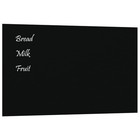 Vidaxl Wall-mounted Magnetic Board Black 39 4 x23 6 tempered Glass