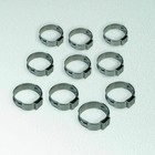5 8 Inch Oetiker Style Pinch Clamps Pex Cinch Rings  Stainless Steel Pack Of 10