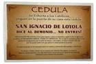 Cedula De San Ignacio De Loyola  St Ignatius Of Loyola Evil Protection Laminated