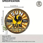 Printing  Sun Records  Vintage Reusable Classic 8  Round Tin Metal Signs